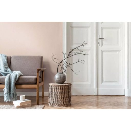 Elegáns visszafogott megjelenésű textilhatású egyszínű minta halvány rózsaszín/púder tónus tapéta