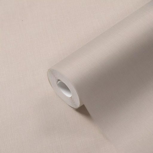 Elegáns visszafogott megjelenésű textilhatású egyszínű minta bézs/szürkésbézs tónus tapéta