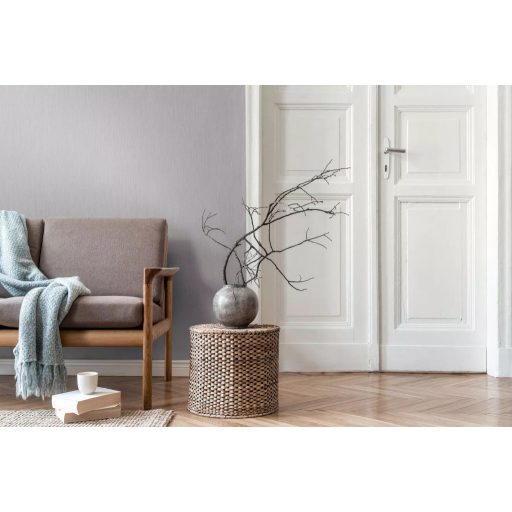 Elegáns visszafogott megjelenésű textilhatású egyszínű minta szürke tónus tapéta