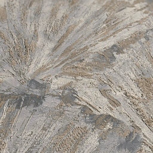 Drámai mégis meditatív art deco ihletésű legyező motívum bézs szürke barna krém és ezüstszürke tónus fémes hatás tapéta