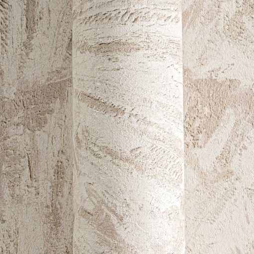 Drámai mégis meditatív art deco ihletésű legyező motívum krém pezsgőszín bézs barna és bézsarany tónus fémes hatás tapéta