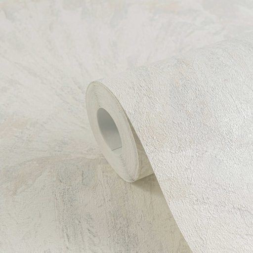 Drámai mégis meditatív art deco ihletésű legyező motívum fehér krém szürke és ezüstszürke tónus fémes hatás tapéta