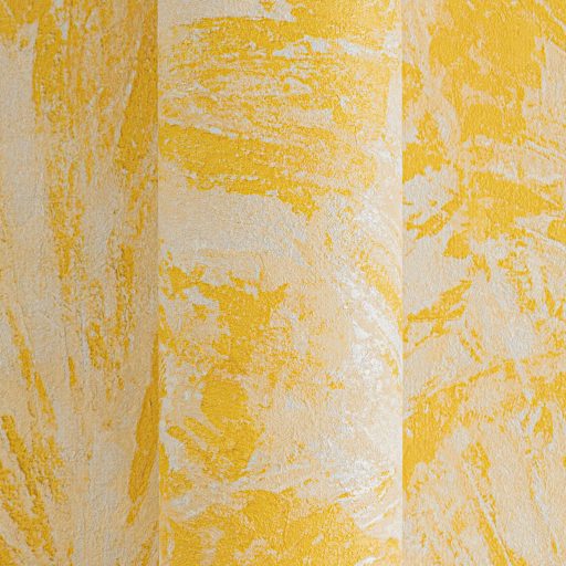 Drámai mégis meditatív art deco ihletésű legyező motívum bézs krém és arany/aranysárga tónus fémes hatás tapéta