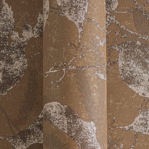 Elbűvölő és romantikus botanikus kert lenyomata földszín árnyalatú barna fehéres-rózsaszín és roségold tónus fémes hatás tapéta