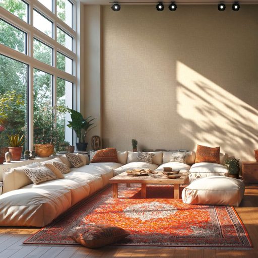 Modern kissé absztrakt keresztszövésű texturált minta krém lágy bézs és homokszín tónus tapéta