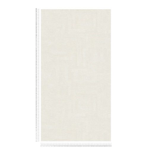 Modern kissé absztrakt keresztszövésű texturált minta krém és vajszín tónus tapéta