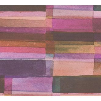   Festői egyben kortárs! A művész akvarell álma színátmenetes design rózsaszín lila barack és földszín tónusok tapéta