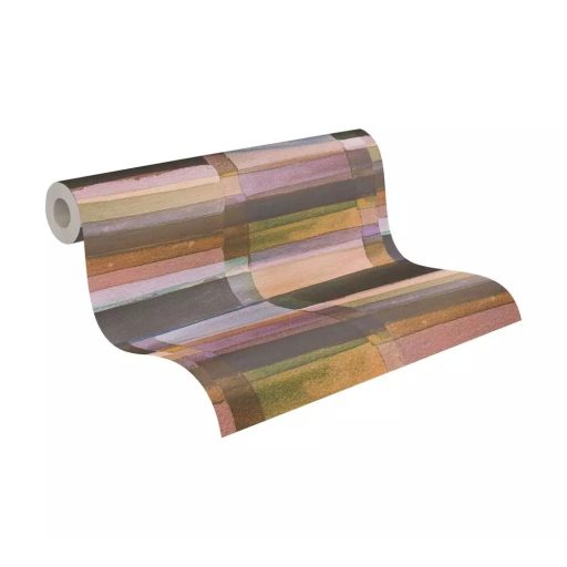 Festői egyben kortárs! A művész akvarell álma színátmenetes design pasztell rózsaszín zöld lila és földszín tónusok tapéta