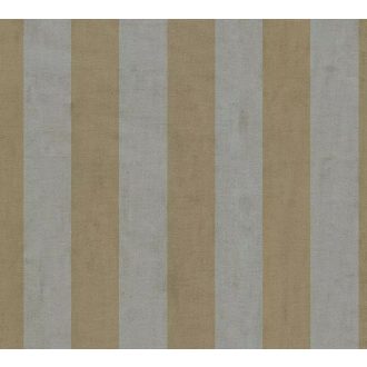   Elegáns és merész csíkos minta modern strukturált háttéren arany és hűvös szürke tónus tapéta