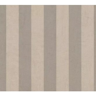   Elegáns és klasszikus csíkos minta modern strukturált háttéren bézs és szürke tónus tapéta
