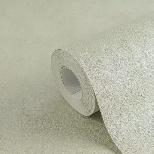 Enyhén texturált egyszínű finom vakolatminta pasztellzöld/zöldessárga tónus tapéta