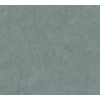   Enyhén texturál egyszínű finom vakolatminta zöld/szürkészöld/kékeszöld tónus tapéta