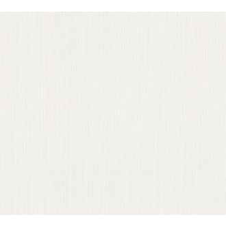   As-Creation Attractive 7855-27 Egyszínű strukurált vonalkázott minta fehér finom fény tapéta