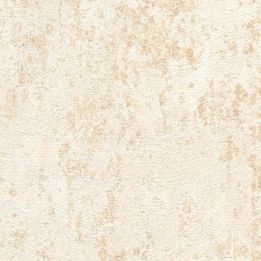 Vakolt fal hatású patinás koptatott felületű vintage struktúrminta krém/krémfehér bézs és bézsarany tónus fémes hatás tapéta