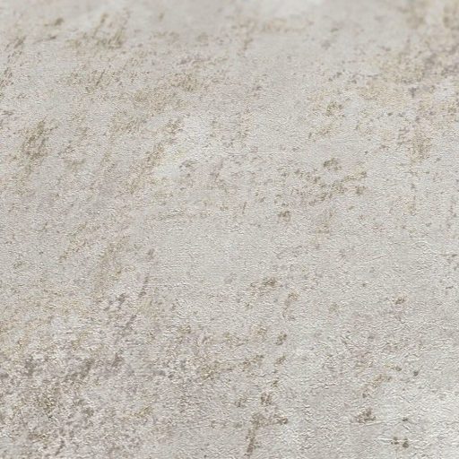 Vakolt fal hatású patinás koptatott felületű vintage struktúrminta halvány bézs szürke és szürkésbézs tónus fémes hatás tapéta