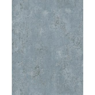   Vakolt fal hatású patinás koptatott felületű vintage struktúrminta szürke kék és szürkéskék tónus fémes hatás tapéta