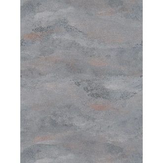   Légies álomszerű és festői felhőmintázat impresszionista stílusjegyekkkel szürke finom terrakotta/rozsdavörös és ezüst fémes hatás tapéta