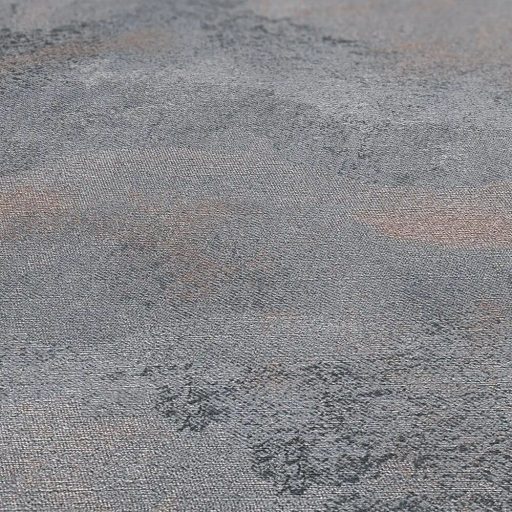 Légies álomszerű és festői felhőmintázat impresszionista stílusjegyekkkel szürke finom terrakotta/rozsdavörös és ezüst fémes hatás tapéta