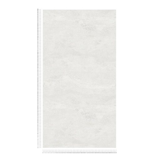 Légies álomszerű és festői felhőmintázat impresszionista stílusjegyekkkel világosszürke fehér és ezüstfehér tónus fémes hatás tapéta