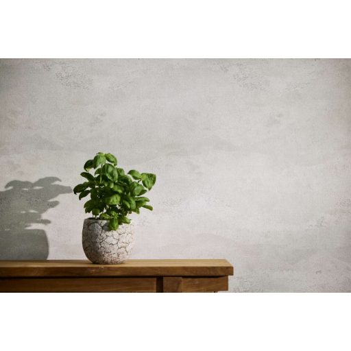 Légies álomszerű és festői felhőmintázat impresszionista stílusjegyekkkel világosszürke fehér és ezüstfehér tónus fémes hatás tapéta