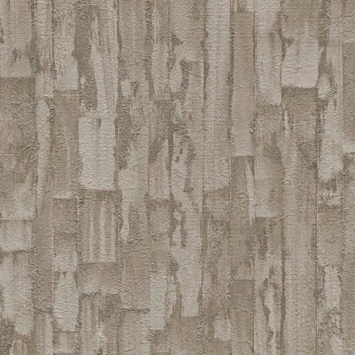 Függőleges vonalak törésével kialakított texturált absztrakt minta lágy bézs és krémszín tónus fémes hatás tapéta