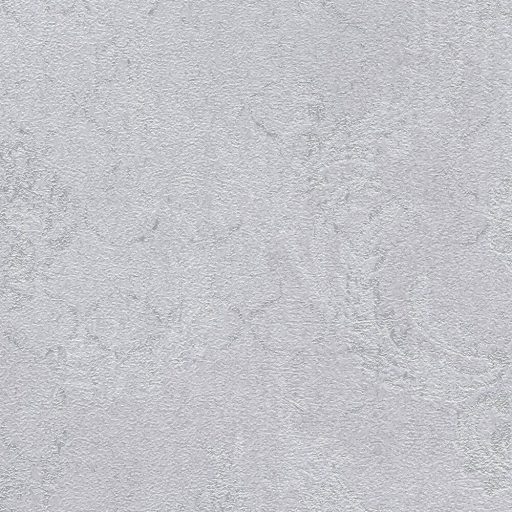 Koptatott vintage hatású klasszikus barokk minta modern átiratban világosszürke és ezüst/fehérezüst tónus fémes hatás tapéta