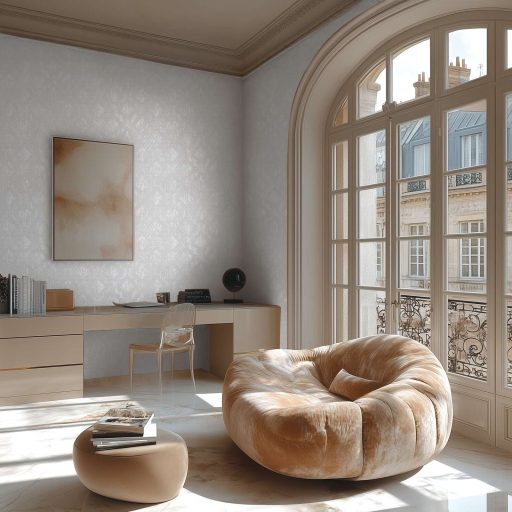 Koptatott vintage hatású klasszikus barokk minta modern átiratban világosszürke és ezüst/fehérezüst tónus fémes hatás tapéta