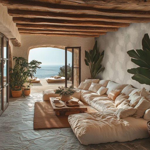 Természetes elegancia - légies stilizált pálmalevél motívum krémszürke szürke és ezüstös-szürke tónus finom fény tapéta