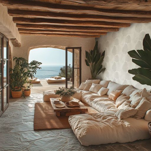 Természetes elegancia - légies stilizált pálmalevél motívum krém világosszürke és ezüstös-szürke tónus finom fény tapéta