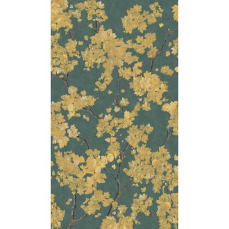   Páratlan szépségű virág kompozíció! Aranyló szirmok buja sokasága zöld barna és sárga/aranysárga tónus falpanel