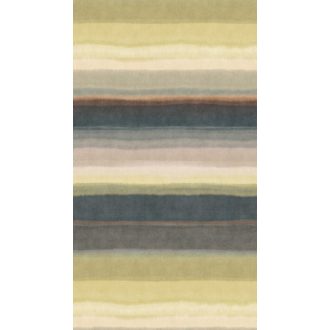   Vízszintes tagolású színátmenetes széles csíkos design szürke barna zöld sárgászöld és antracit tónus falpanel