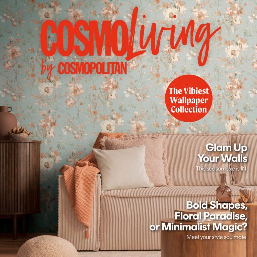 Nosztalgikus hangulatú akvarell romantikus virágminta pasztell mentazöld barack korall és vajszín tónus tapéta