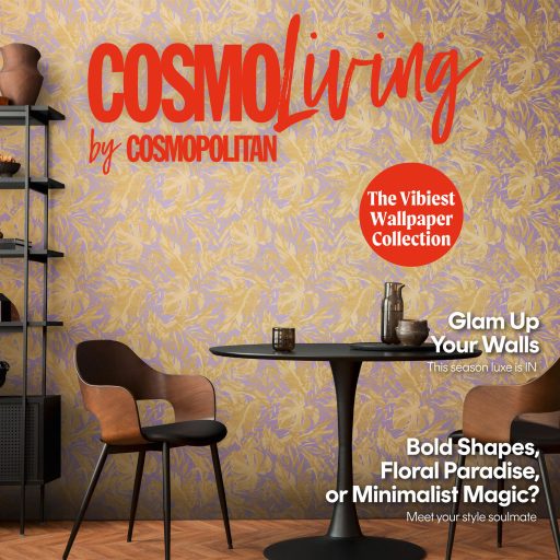 A városi dzsungel sűrűje! Luxus és dráma trópusi levelekkel lila/orgonalila és arany tónus fémes hatás tapéta