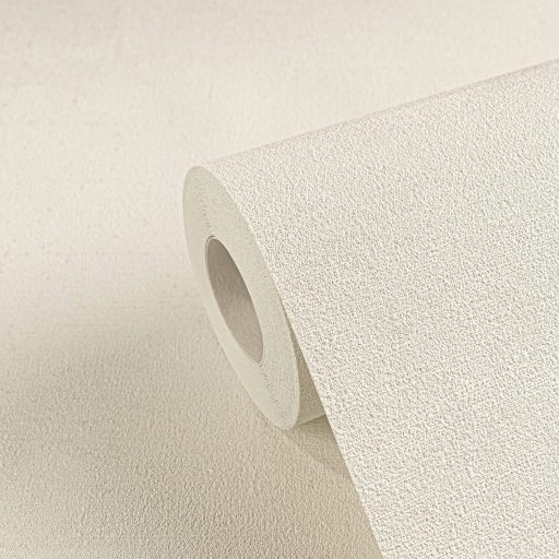 Apró szemcsés texturált egyszínű minta finom fénnyel krém/krémfehér tónus tapéta