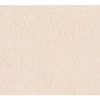   Apró szemcsés texturált egyszínű minta finom fénnyel halvány rózsaszín és arany/bézsarany tónus tapéta