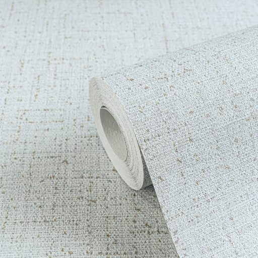 Apró szemcsés texturált egyszínű minta finom fénnyel pasztellkék/jégkék és arany/bézsarany tónus tapéta