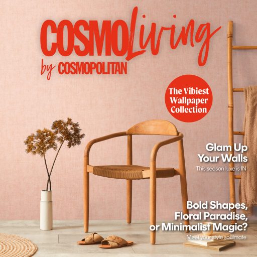 Keresztbe futó (ecset) vonásokkal kialakított lenvászon minta barack/rózsaszín tónus tapéta