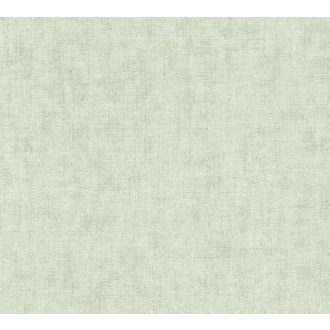   Keresztbe futó (ecset) vonásokkal kialakított lenvászon minta halvány kékeszöld/menta tónus tapéta