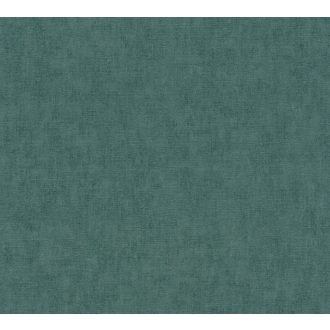   Keresztbe futó (ecset) vonásokkal kialakított lenvászon minta mély smaragdzöld tónus tapéta