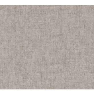   Keresztbe futó (ecset) vonásokkal kialakított lenvászon minta meleg szürkésbarna és ezüstszürke tónus tapéta