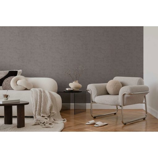 Antik pergamen vagy finoman koptatott mészkő? Mesteri mélységű struktúrált minta antracitszürke tónus tapéta