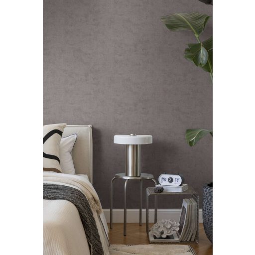 Antik pergamen vagy finoman koptatott mészkő? Mesteri mélységű struktúrált minta antracitszürke tónus tapéta