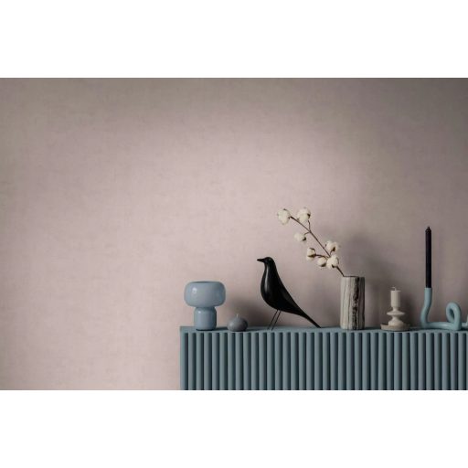 Antik pergamen vagy finoman koptatott mészkő? Mesteri mélységű struktúrált minta lilás-rózsaszín tónus tapéta