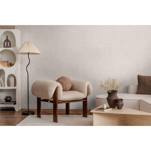 Antik pergamen vagy finoman koptatott mészkő? Mesteri mélységű beton minta szürke/mályvás-szürke tónus tapéta