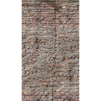   Minek ide kőműves?! Hamisítatlan loft érzés - kopott 3D téglafal téglavörös és nyers szürke tónus falpanel