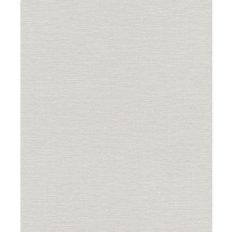   Textilhatású strukturált egyszínű törtfehér/mészfehér tapéta