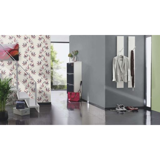 Rasch #tapetenwechsel 804522 texturált egyszínű sötétszürke tapéta