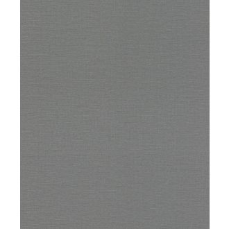   Textilhatású strukturált egyszínű meleg sötétszürke tapéta