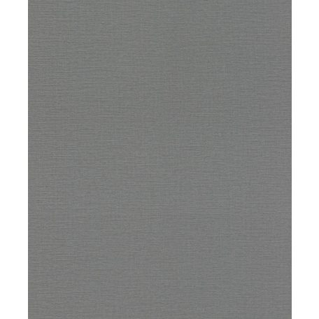Textilhatású strukturált egyszínű meleg sötétszürke tapéta