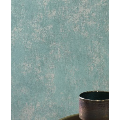 Casadeco Montsegur 80837571 UNI Texturált egyszínű topáz zöld bézsarany tapéta